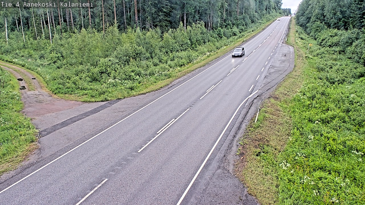 Weather Camera Image Väg 4  Äänekoski, Kalaniemi, Äänekoski, Keski-Suomi