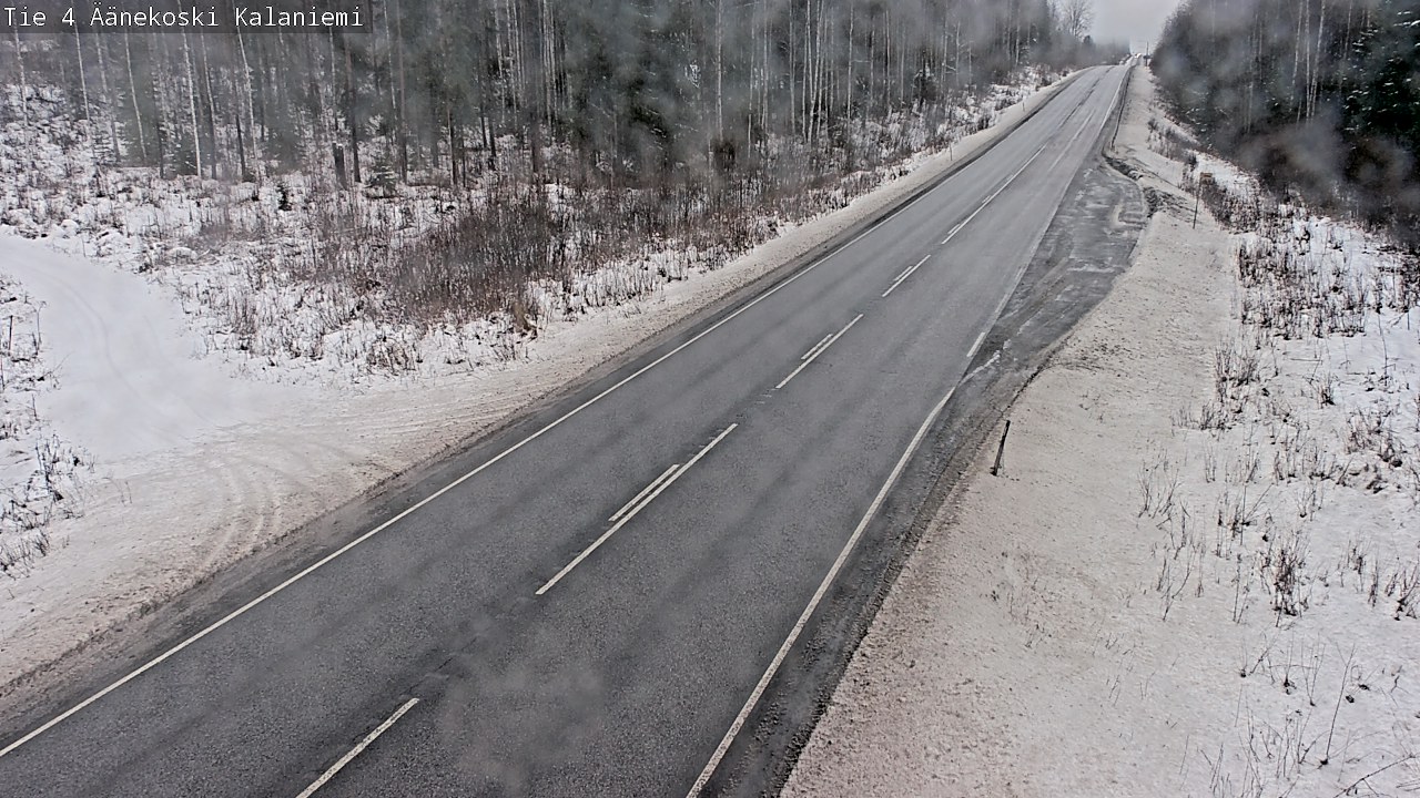 Weather Camera Image Väg 4  Äänekoski, Kalaniemi, Äänekoski, Keski-Suomi