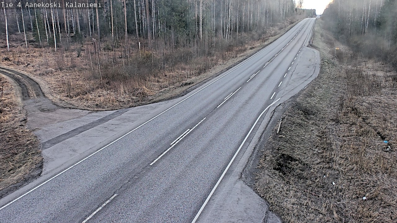 Weather Camera Image Väg 4  Äänekoski, Kalaniemi, Äänekoski, Keski-Suomi