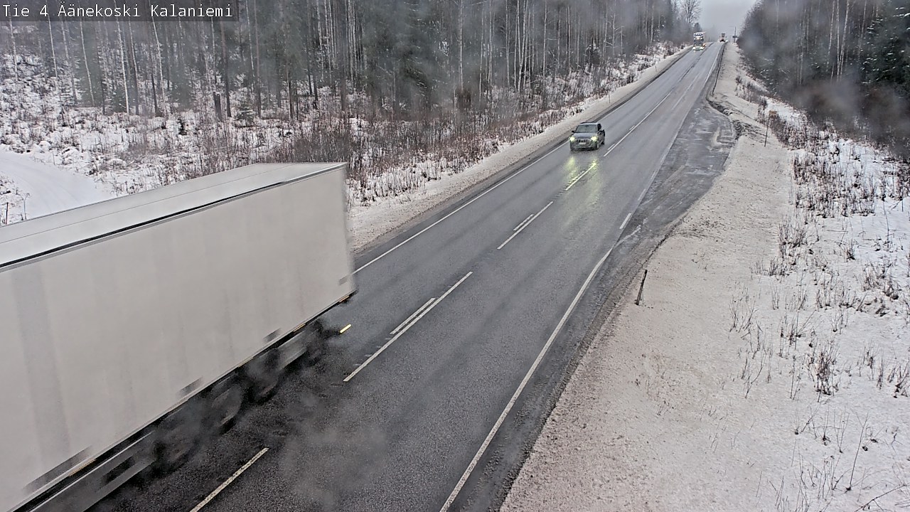 Weather Camera Image Väg 4  Äänekoski, Kalaniemi, Äänekoski, Keski-Suomi