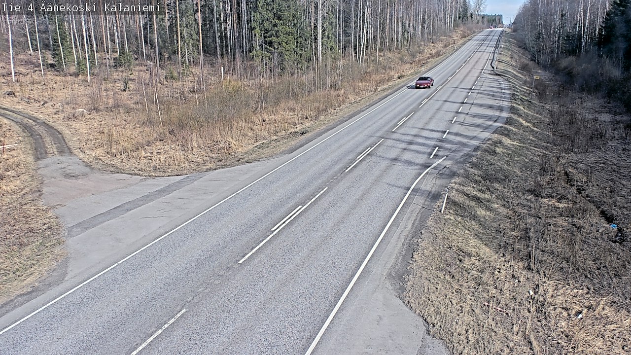 Weather Camera Image Väg 4  Äänekoski, Kalaniemi, Äänekoski, Keski-Suomi