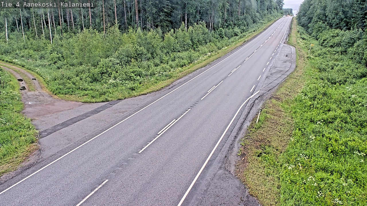 Weather Camera Image Väg 4  Äänekoski, Kalaniemi, Äänekoski, Keski-Suomi