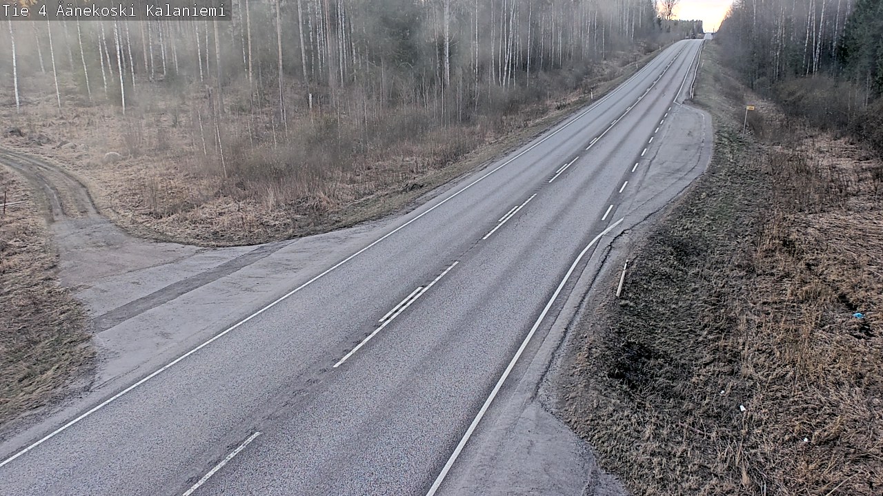 Weather Camera Image Väg 4  Äänekoski, Kalaniemi, Äänekoski, Keski-Suomi