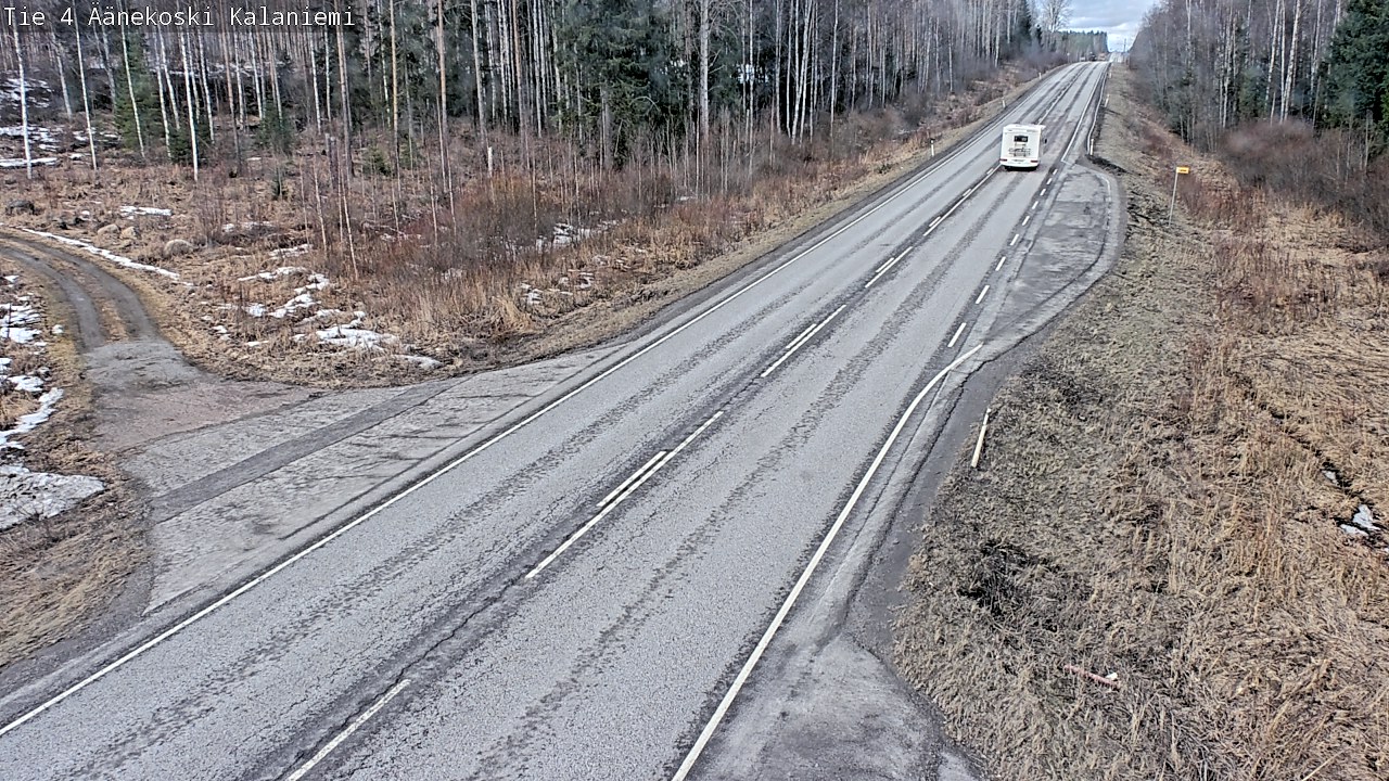 Weather Camera Image Väg 4  Äänekoski, Kalaniemi, Äänekoski, Keski-Suomi