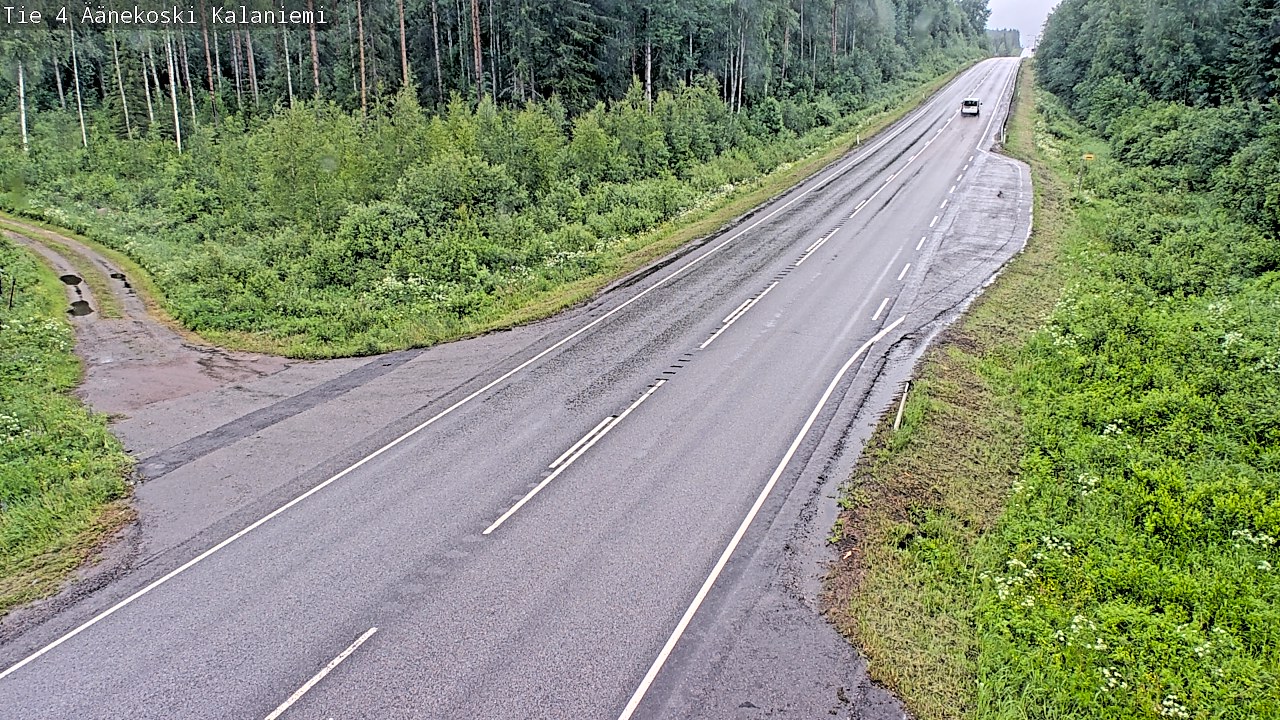 Weather Camera Image Väg 4  Äänekoski, Kalaniemi, Äänekoski, Keski-Suomi