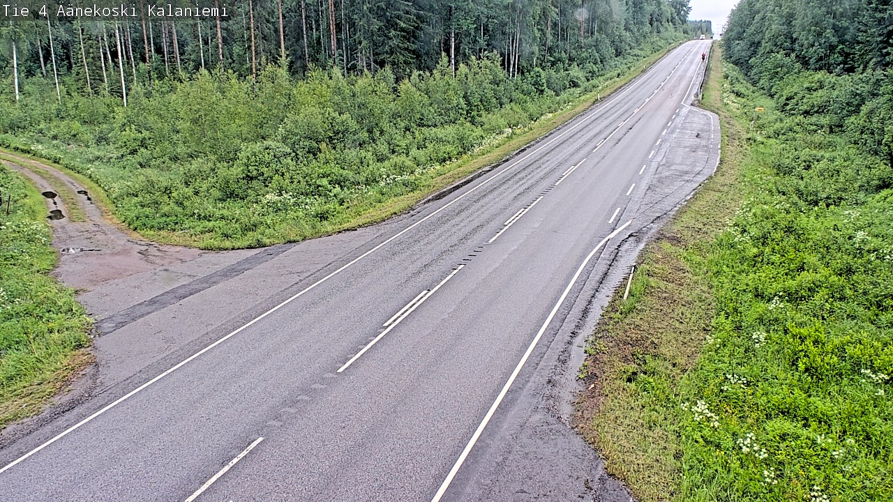 Weather Camera Image Väg 4  Äänekoski, Kalaniemi, Äänekoski, Keski-Suomi