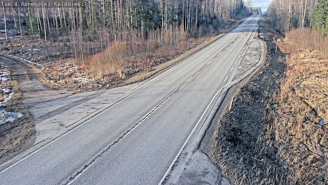 Weather Camera Image Väg 4  Äänekoski, Kalaniemi, Äänekoski, Keski-Suomi