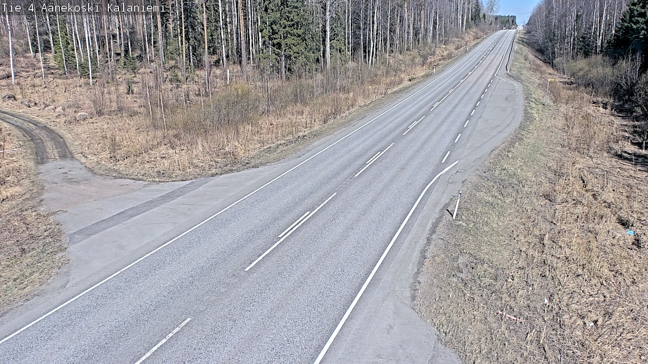 Weather Camera Image Road 4  Äänekoski, Kalaniemi, Äänekoski, Keski-Suomi