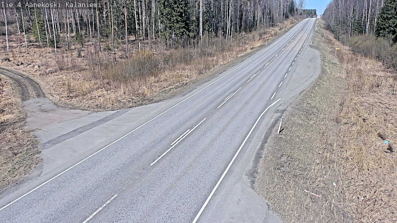Weather Camera Image Väg 4  Äänekoski, Kalaniemi, Äänekoski, Keski-Suomi