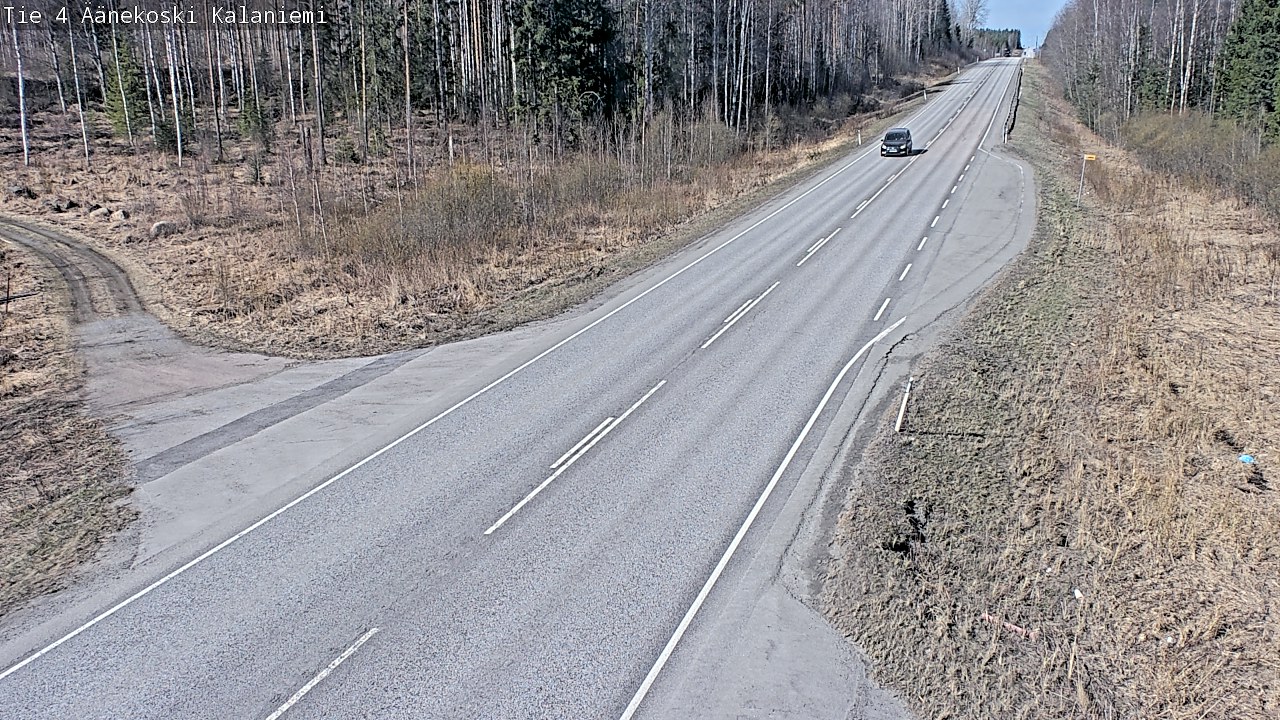 Weather Camera Image Väg 4  Äänekoski, Kalaniemi, Äänekoski, Keski-Suomi