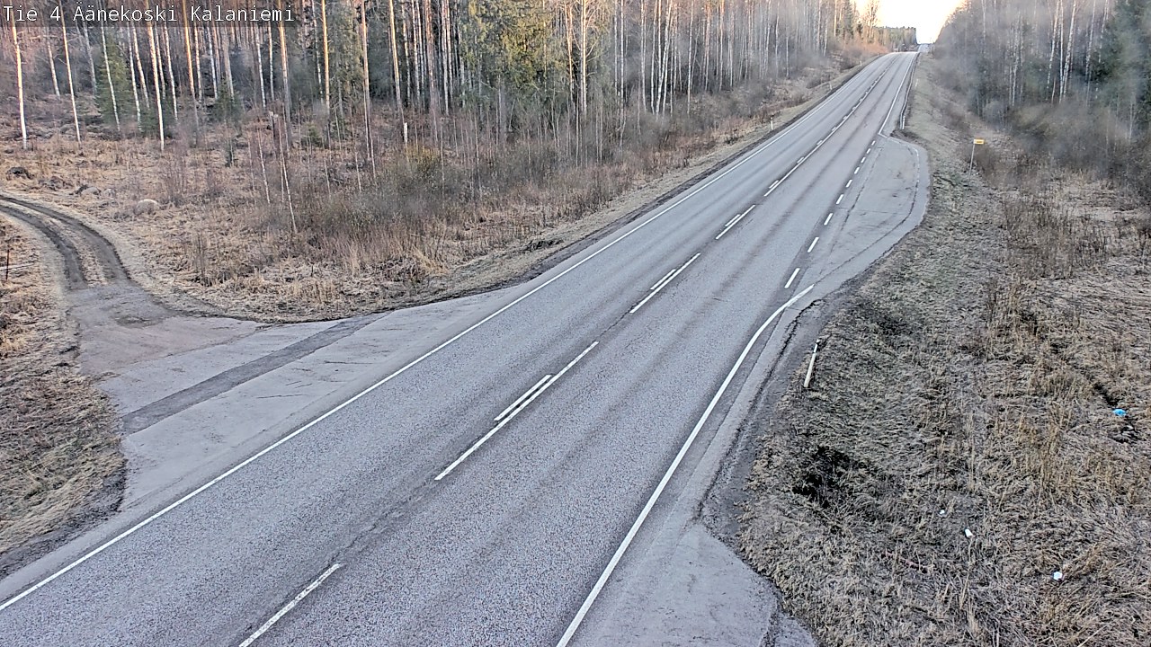 Weather Camera Image Väg 4  Äänekoski, Kalaniemi, Äänekoski, Keski-Suomi