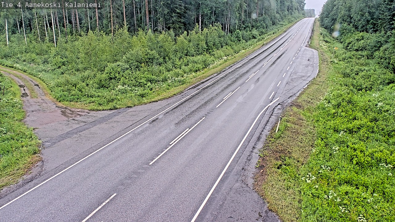 Weather Camera Image Väg 4  Äänekoski, Kalaniemi, Äänekoski, Keski-Suomi
