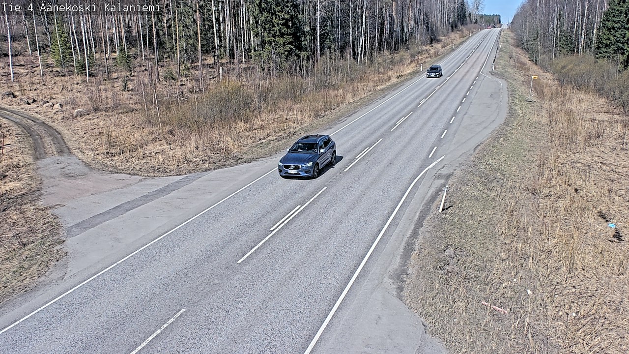Weather Camera Image Väg 4  Äänekoski, Kalaniemi, Äänekoski, Keski-Suomi