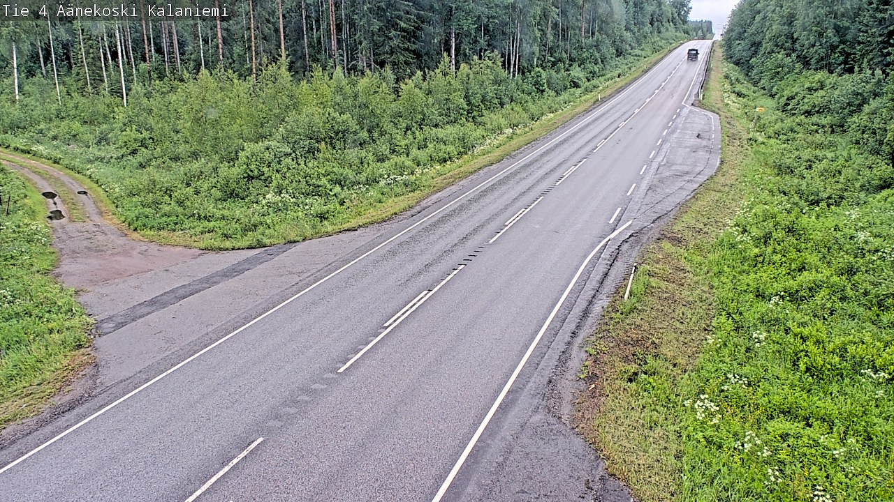 Weather Camera Image Väg 4  Äänekoski, Kalaniemi, Äänekoski, Keski-Suomi