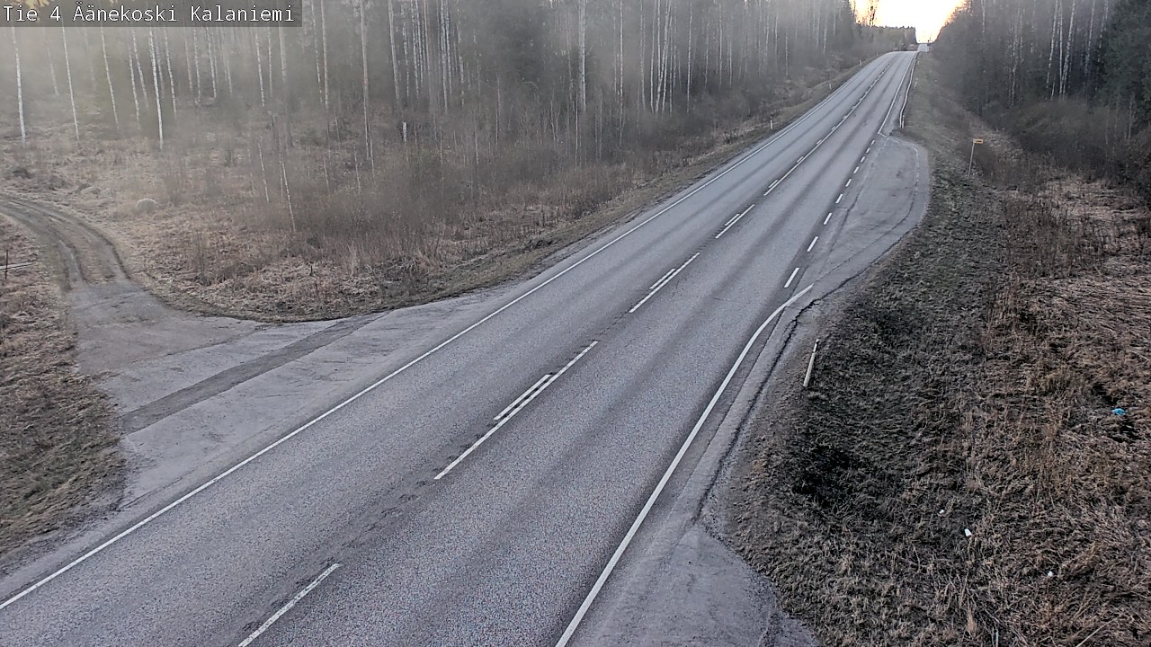 Weather Camera Image Väg 4  Äänekoski, Kalaniemi, Äänekoski, Keski-Suomi