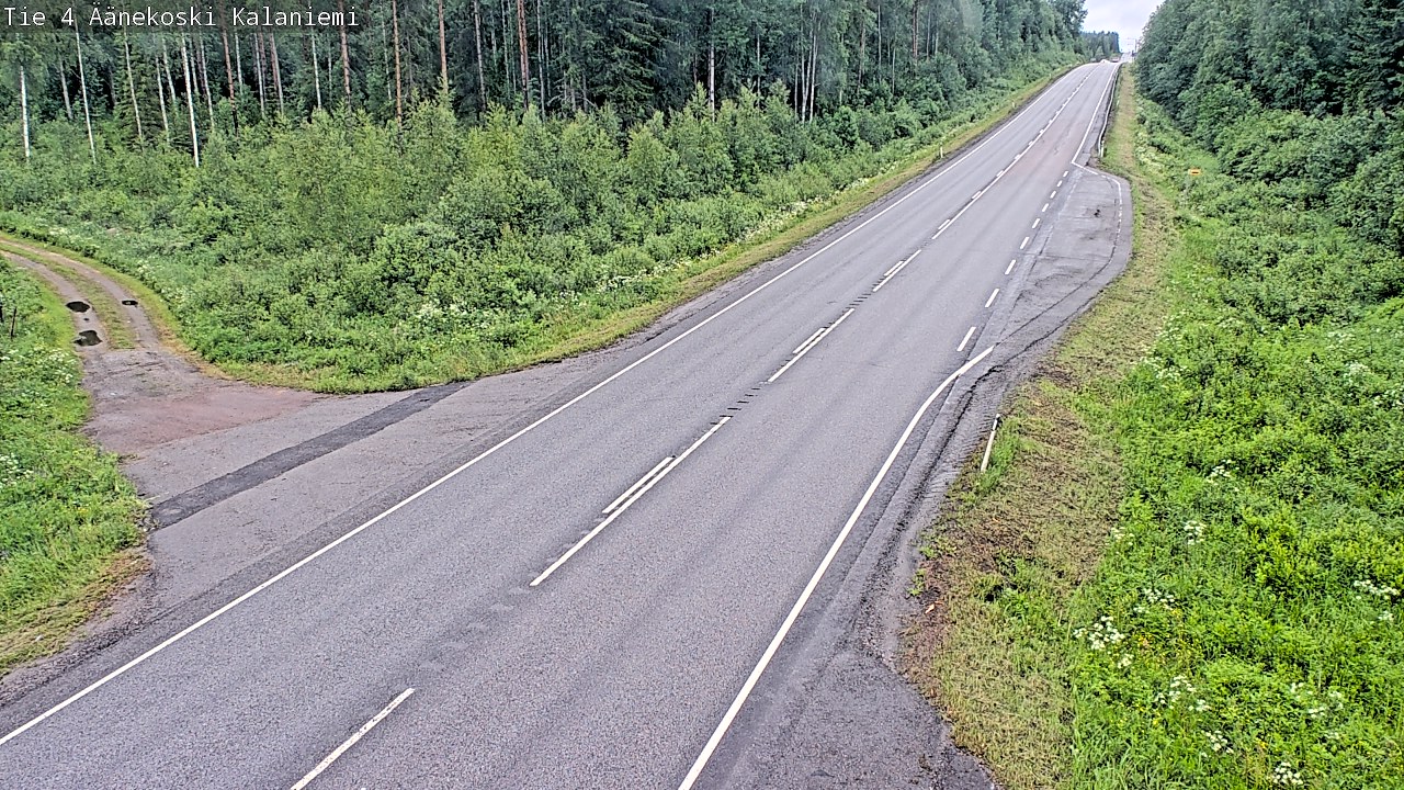 Weather Camera Image Väg 4  Äänekoski, Kalaniemi, Äänekoski, Keski-Suomi