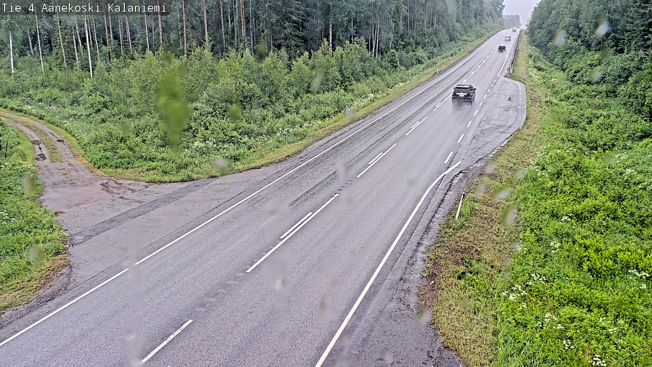 Weather Camera Image Väg 4  Äänekoski, Kalaniemi, Äänekoski, Keski-Suomi