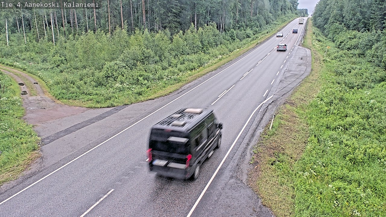 Weather Camera Image Väg 4  Äänekoski, Kalaniemi, Äänekoski, Keski-Suomi