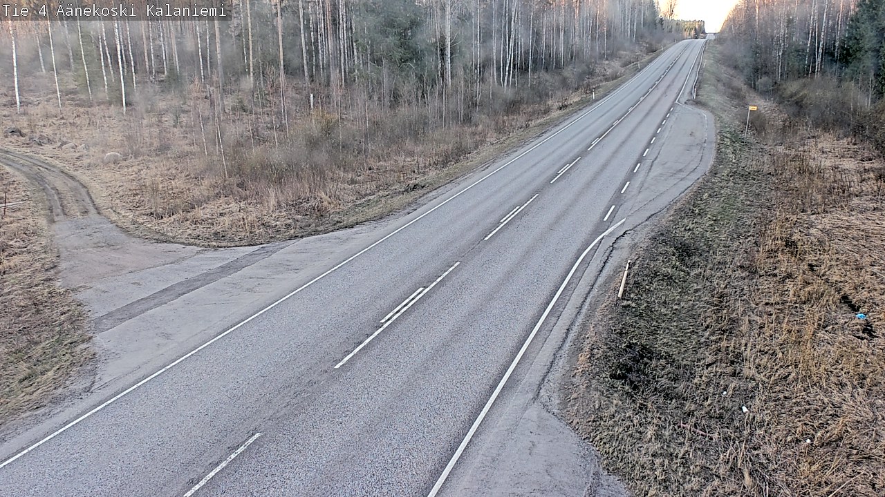 Weather Camera Image Väg 4  Äänekoski, Kalaniemi, Äänekoski, Keski-Suomi