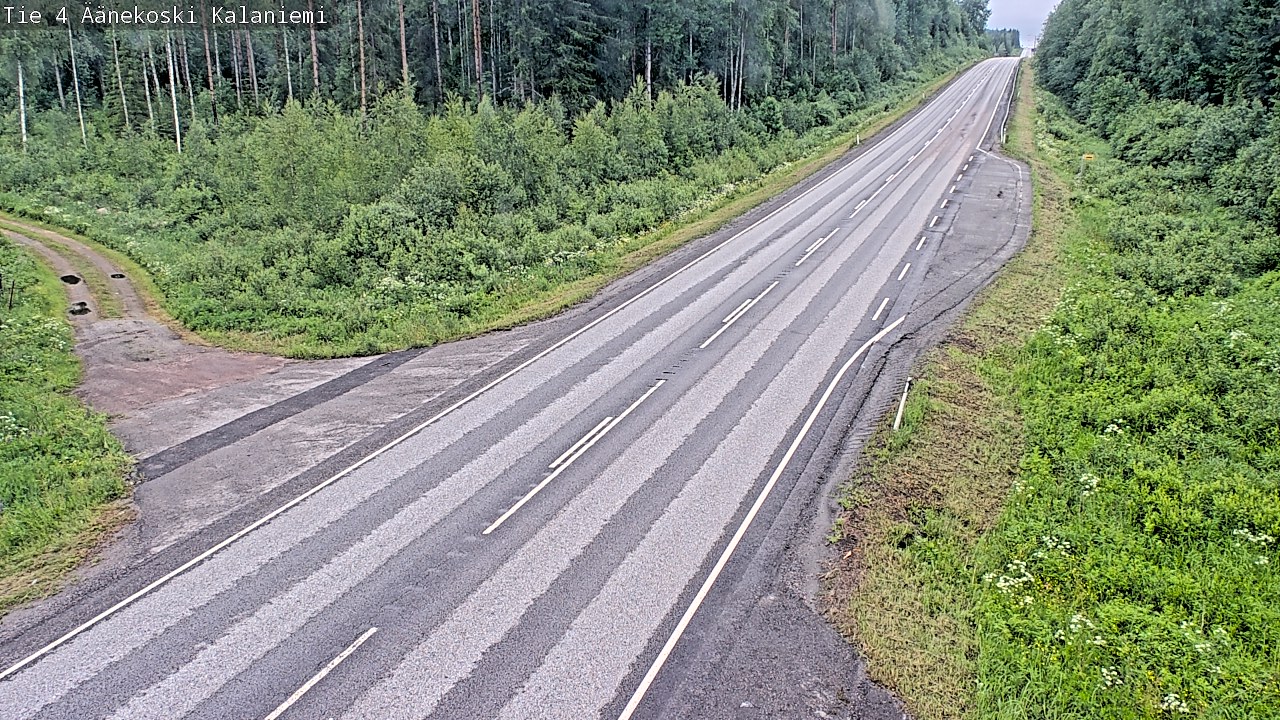 Weather Camera Image Väg 4  Äänekoski, Kalaniemi, Äänekoski, Keski-Suomi