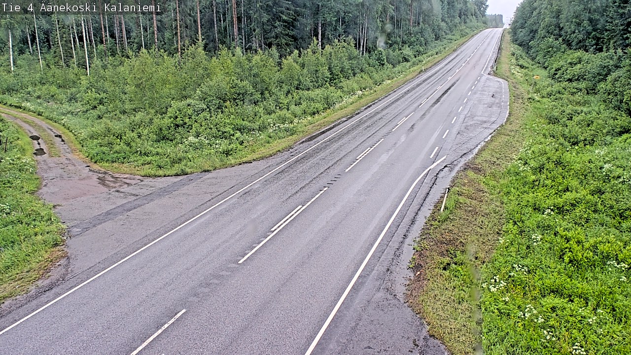 Weather Camera Image Väg 4  Äänekoski, Kalaniemi, Äänekoski, Keski-Suomi