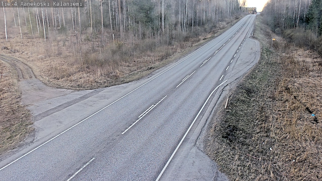 Weather Camera Image Väg 4  Äänekoski, Kalaniemi, Äänekoski, Keski-Suomi