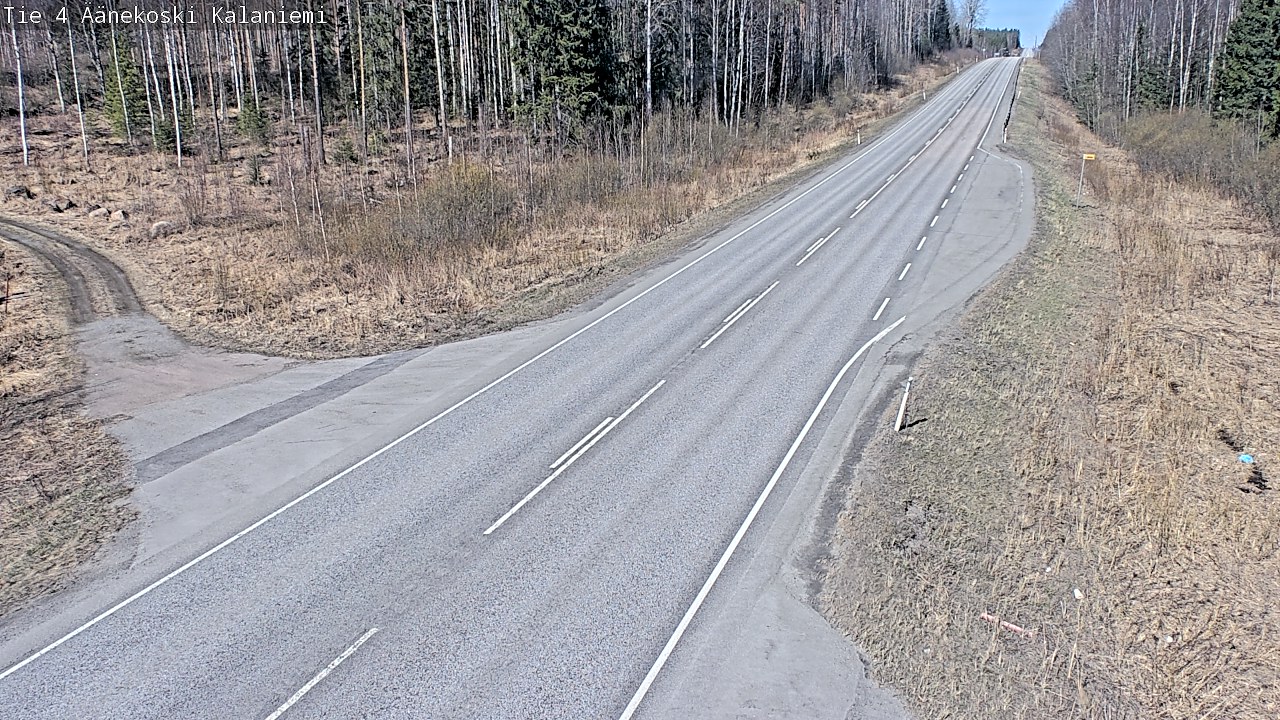 Weather Camera Image Väg 4  Äänekoski, Kalaniemi, Äänekoski, Keski-Suomi