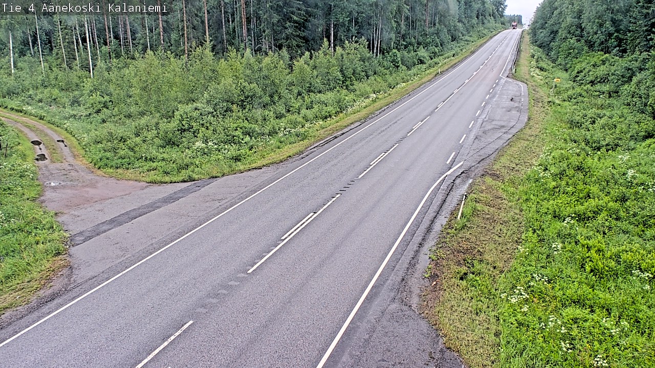 Weather Camera Image Väg 4  Äänekoski, Kalaniemi, Äänekoski, Keski-Suomi