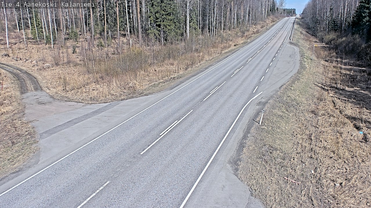 Weather Camera Image Väg 4  Äänekoski, Kalaniemi, Äänekoski, Keski-Suomi