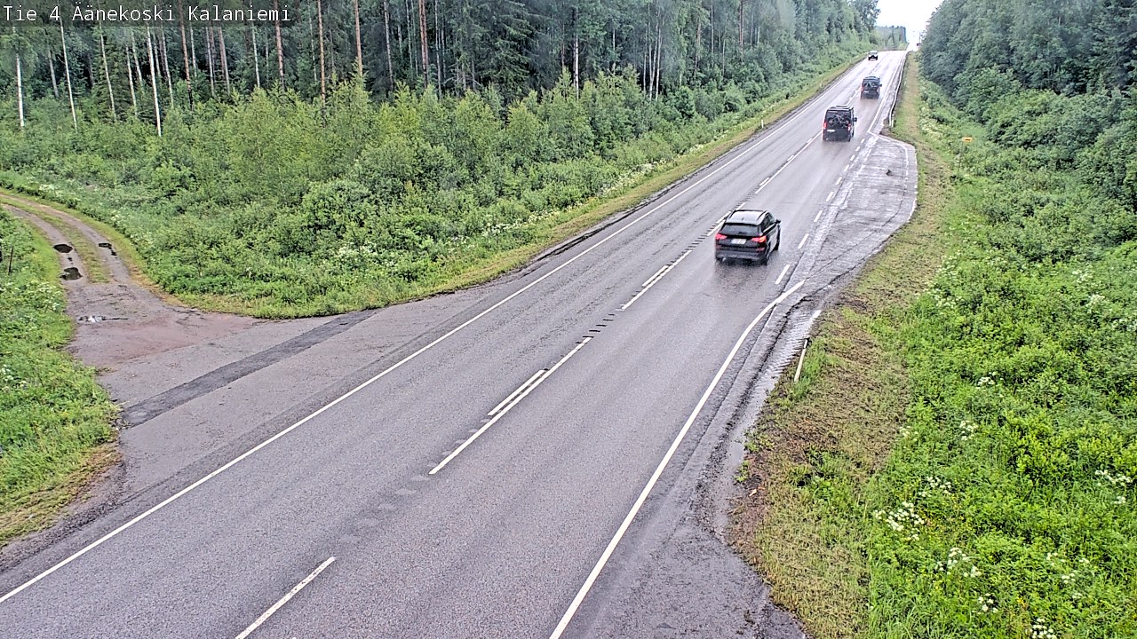 Weather Camera Image Väg 4  Äänekoski, Kalaniemi, Äänekoski, Keski-Suomi