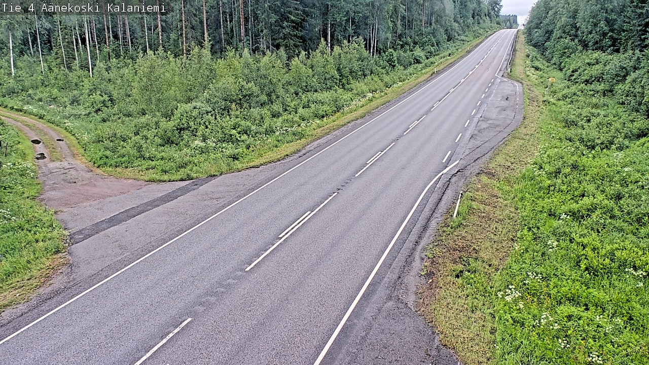 Weather Camera Image Väg 4  Äänekoski, Kalaniemi, Äänekoski, Keski-Suomi