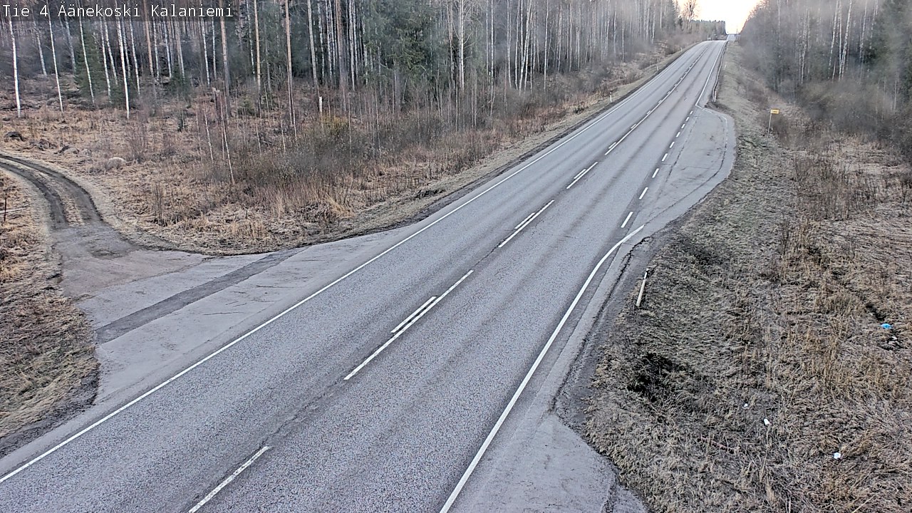 Weather Camera Image Väg 4  Äänekoski, Kalaniemi, Äänekoski, Keski-Suomi