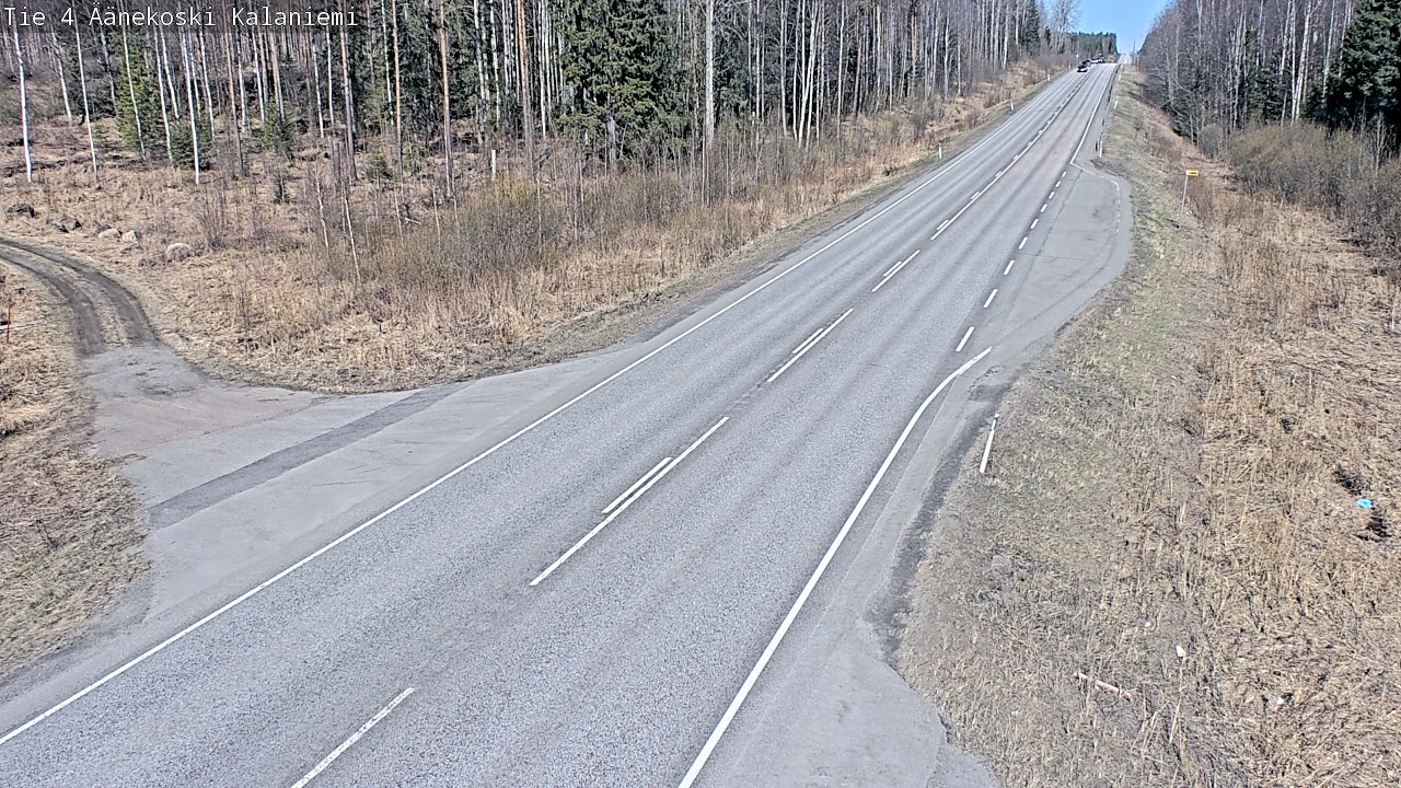 Weather Camera Image Väg 4  Äänekoski, Kalaniemi, Äänekoski, Keski-Suomi