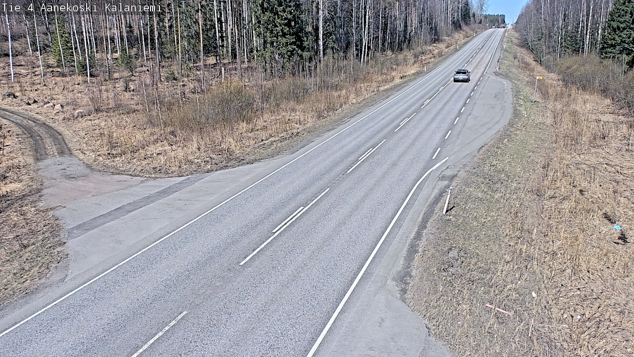 Weather Camera Image Väg 4  Äänekoski, Kalaniemi, Äänekoski, Keski-Suomi