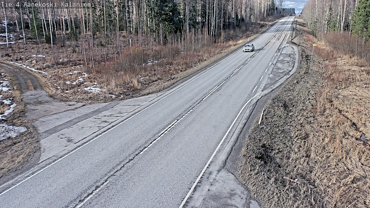 Weather Camera Image Väg 4  Äänekoski, Kalaniemi, Äänekoski, Keski-Suomi