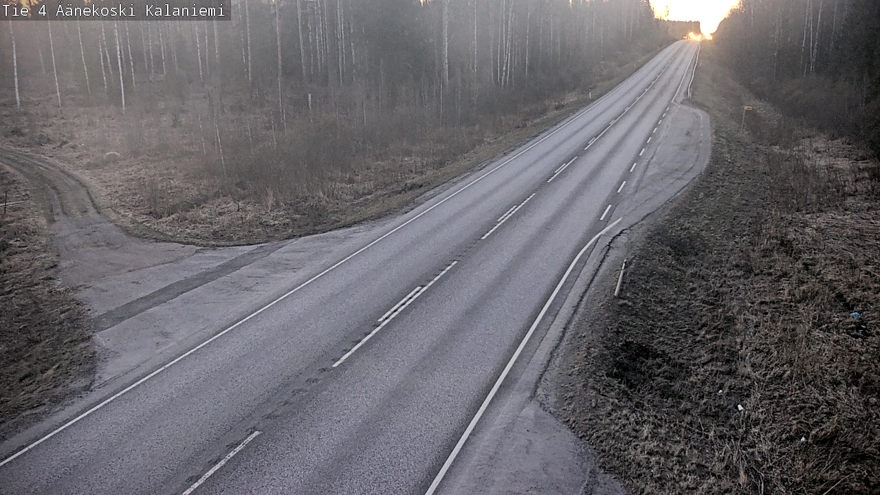 Weather Camera Image Väg 4  Äänekoski, Kalaniemi, Äänekoski, Keski-Suomi