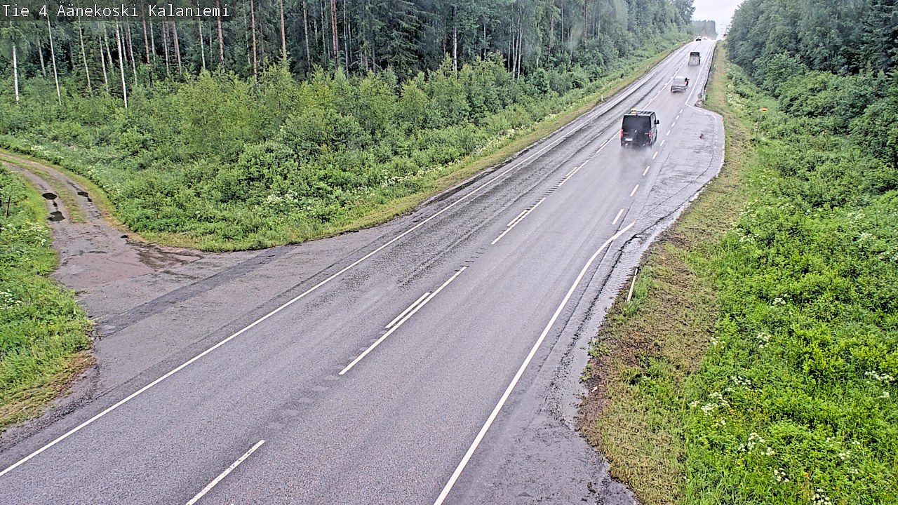 Weather Camera Image Väg 4  Äänekoski, Kalaniemi, Äänekoski, Keski-Suomi