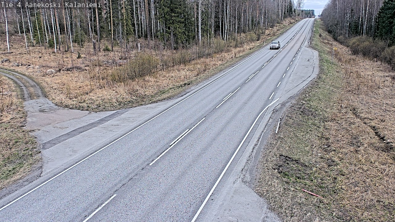 Weather Camera Image Road 4  Äänekoski, Kalaniemi, Äänekoski, Keski-Suomi