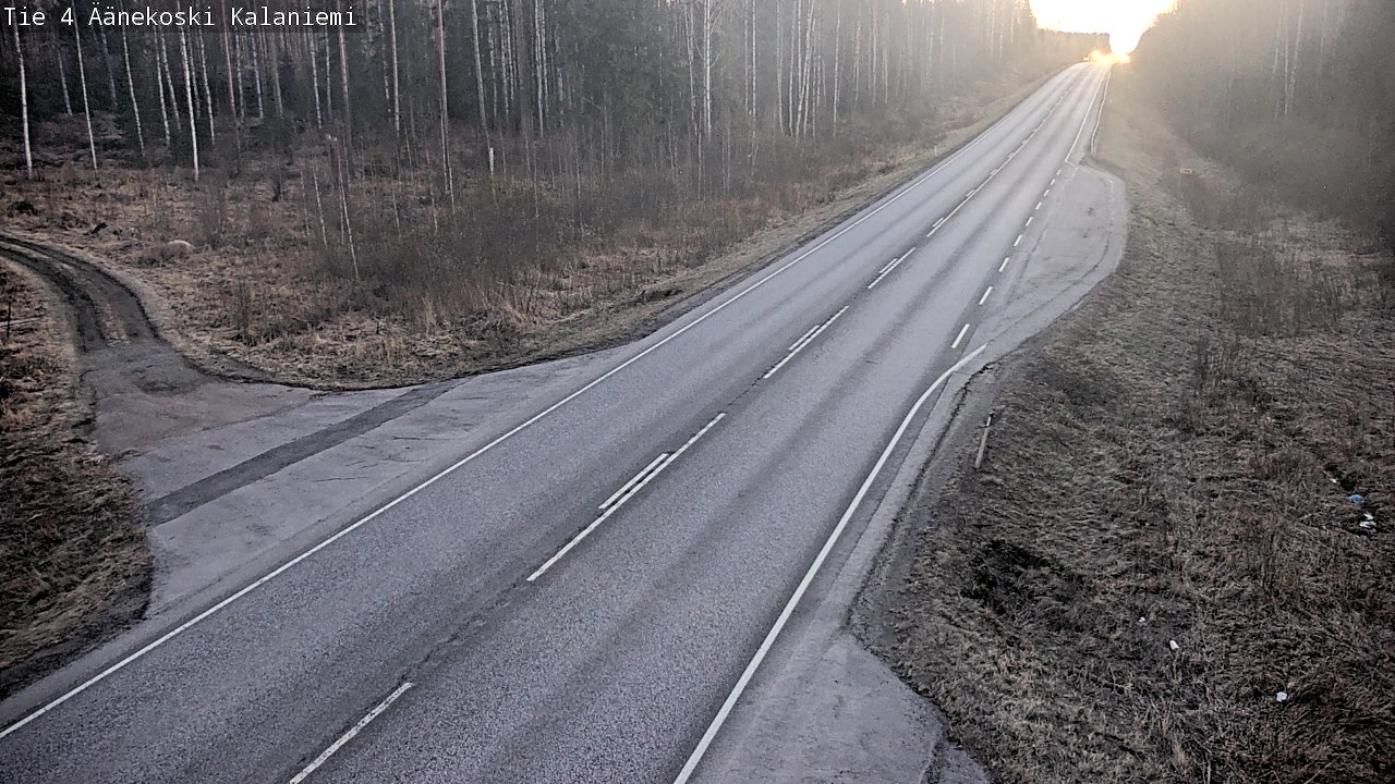 Weather Camera Image Väg 4  Äänekoski, Kalaniemi, Äänekoski, Keski-Suomi