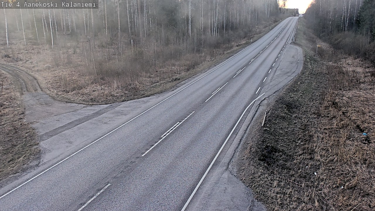Weather Camera Image Väg 4  Äänekoski, Kalaniemi, Äänekoski, Keski-Suomi