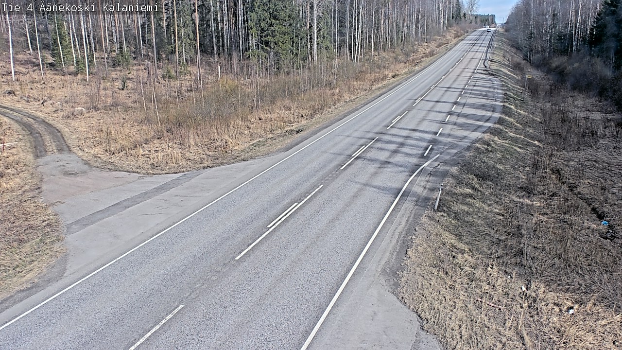Weather Camera Image Väg 4  Äänekoski, Kalaniemi, Äänekoski, Keski-Suomi