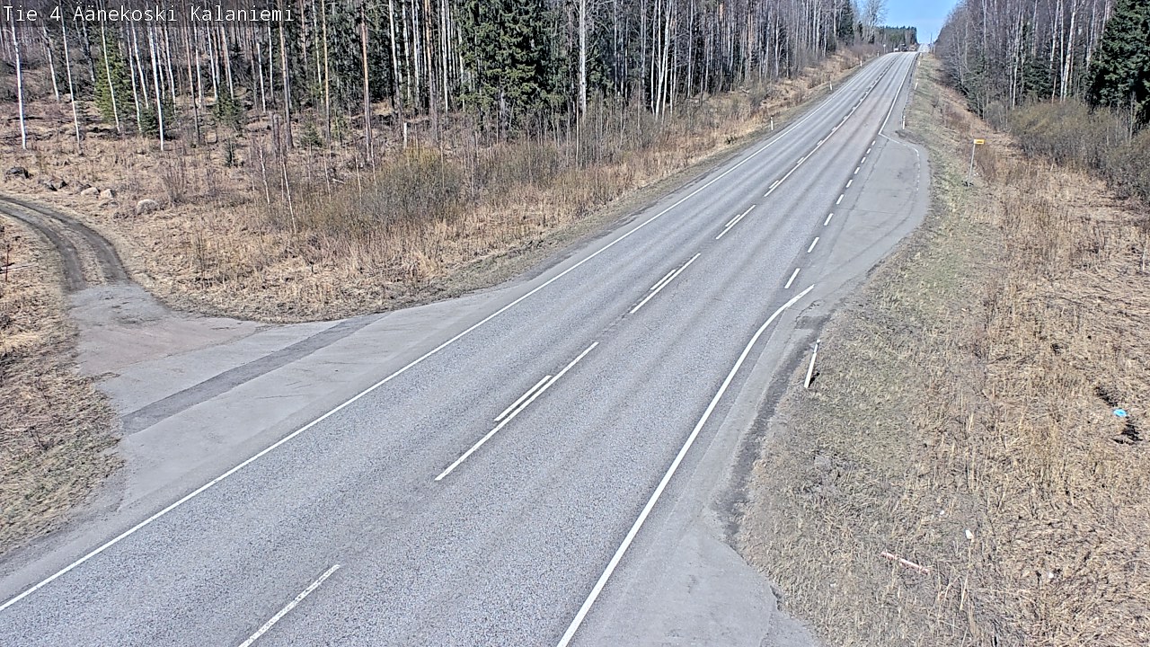 Weather Camera Image Väg 4  Äänekoski, Kalaniemi, Äänekoski, Keski-Suomi