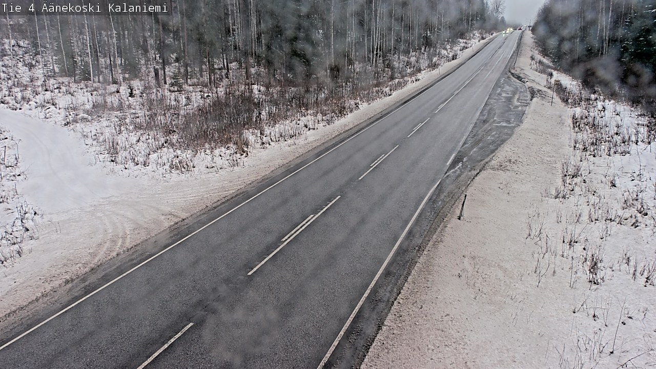 Weather Camera Image Väg 4  Äänekoski, Kalaniemi, Äänekoski, Keski-Suomi