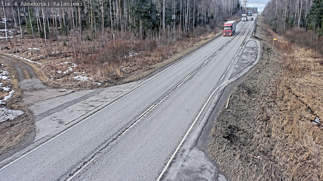 Weather Camera Image Väg 4  Äänekoski, Kalaniemi, Äänekoski, Keski-Suomi