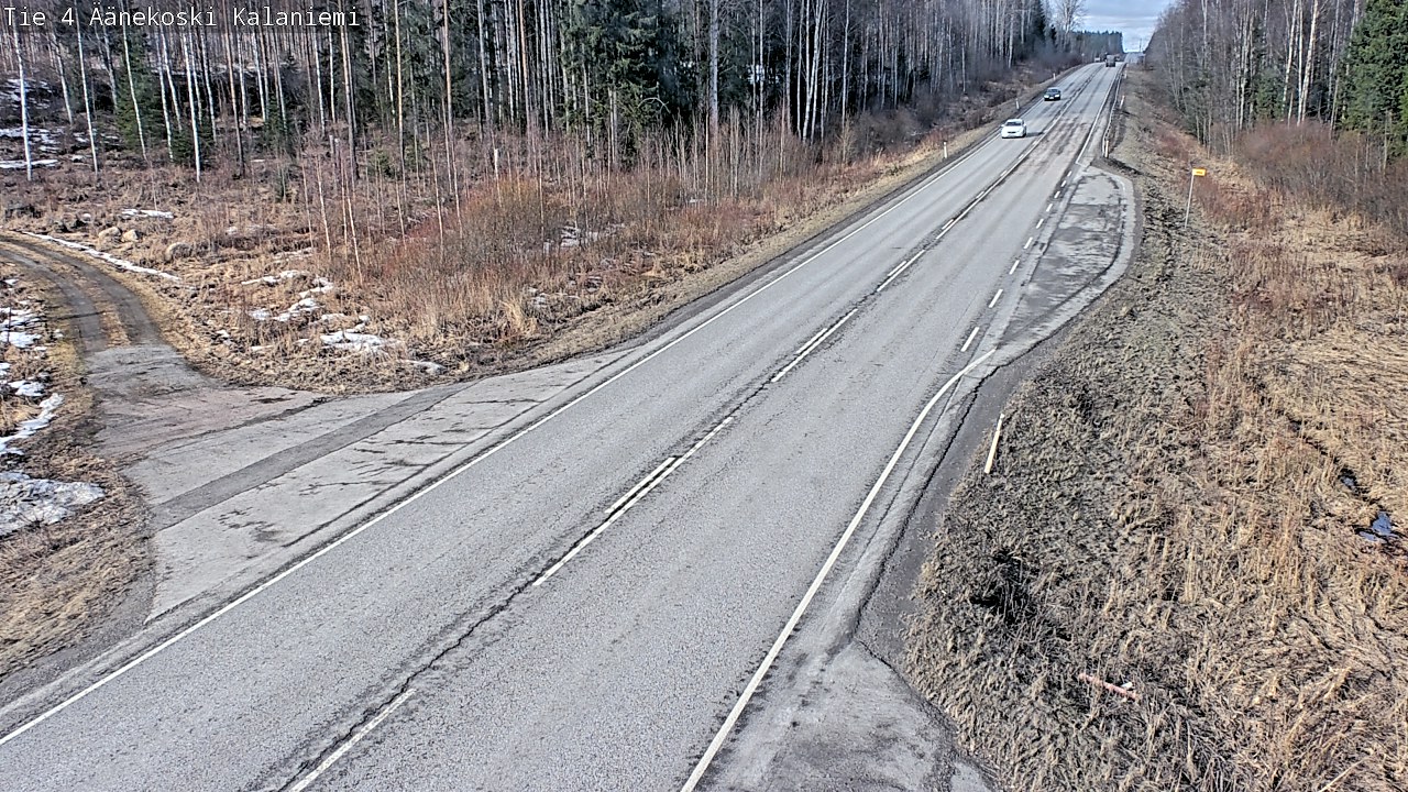 Weather Camera Image Väg 4  Äänekoski, Kalaniemi, Äänekoski, Keski-Suomi