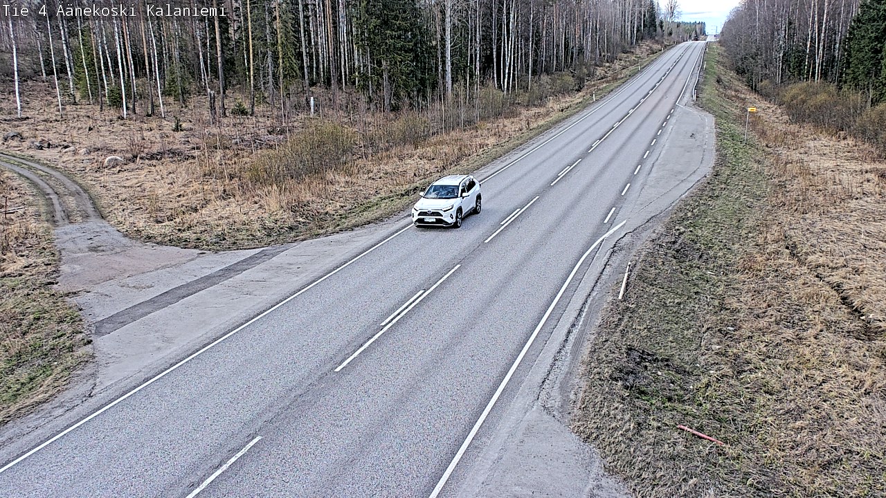 Weather Camera Image Väg 4  Äänekoski, Kalaniemi, Äänekoski, Keski-Suomi