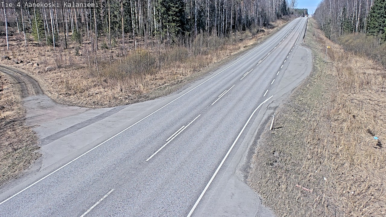 Weather Camera Image Väg 4  Äänekoski, Kalaniemi, Äänekoski, Keski-Suomi