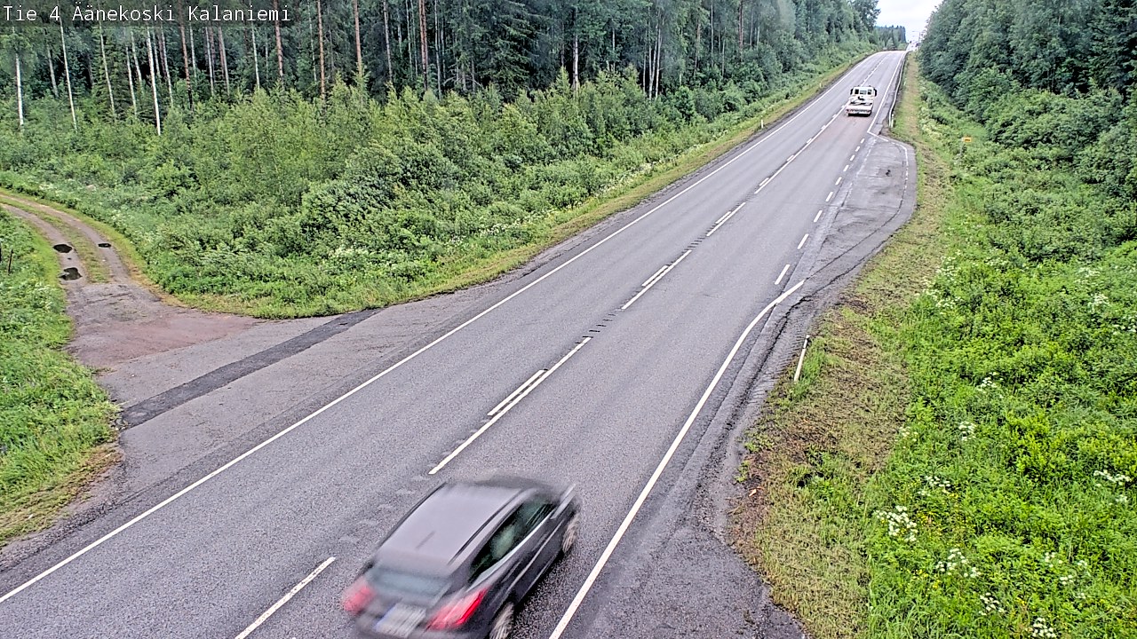 Weather Camera Image Väg 4  Äänekoski, Kalaniemi, Äänekoski, Keski-Suomi