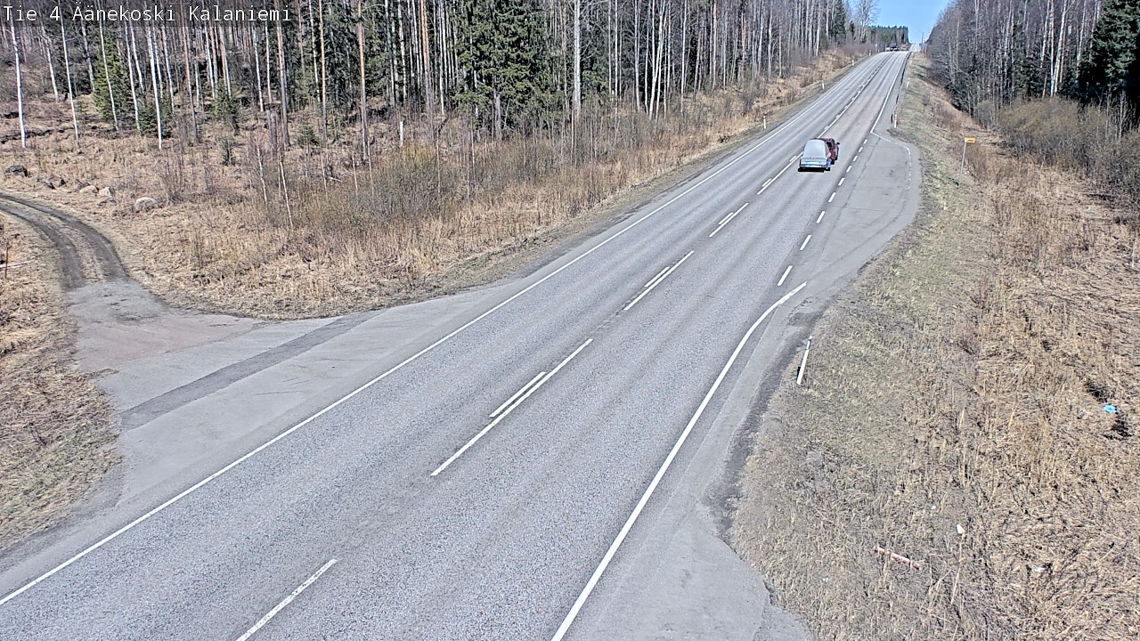 Weather Camera Image Väg 4  Äänekoski, Kalaniemi, Äänekoski, Keski-Suomi