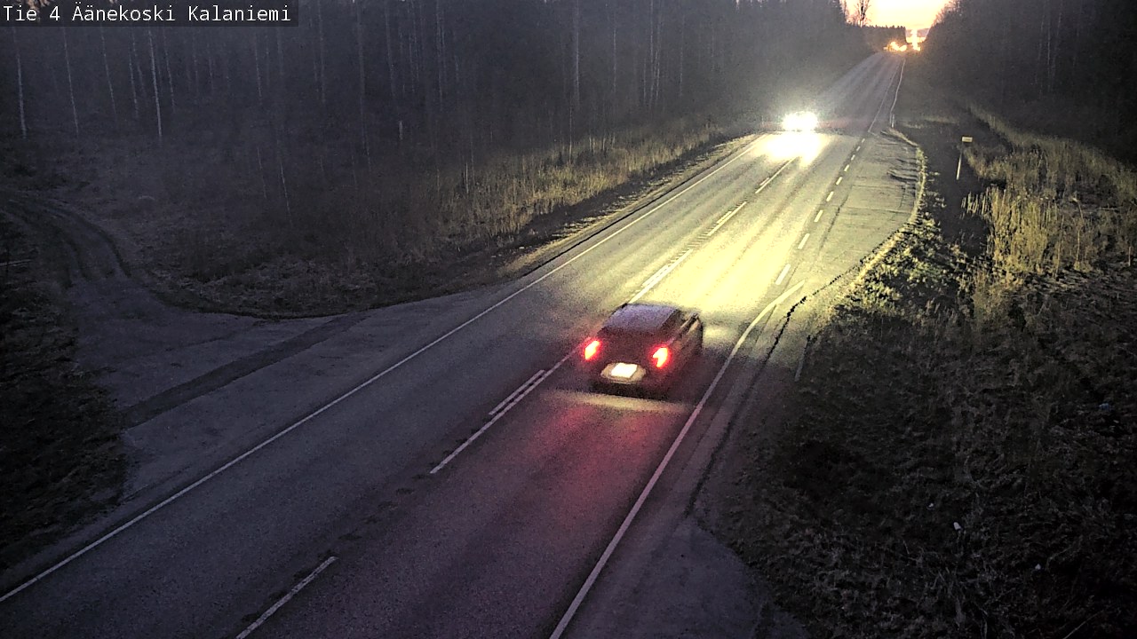Weather Camera Image Väg 4  Äänekoski, Kalaniemi, Äänekoski, Keski-Suomi